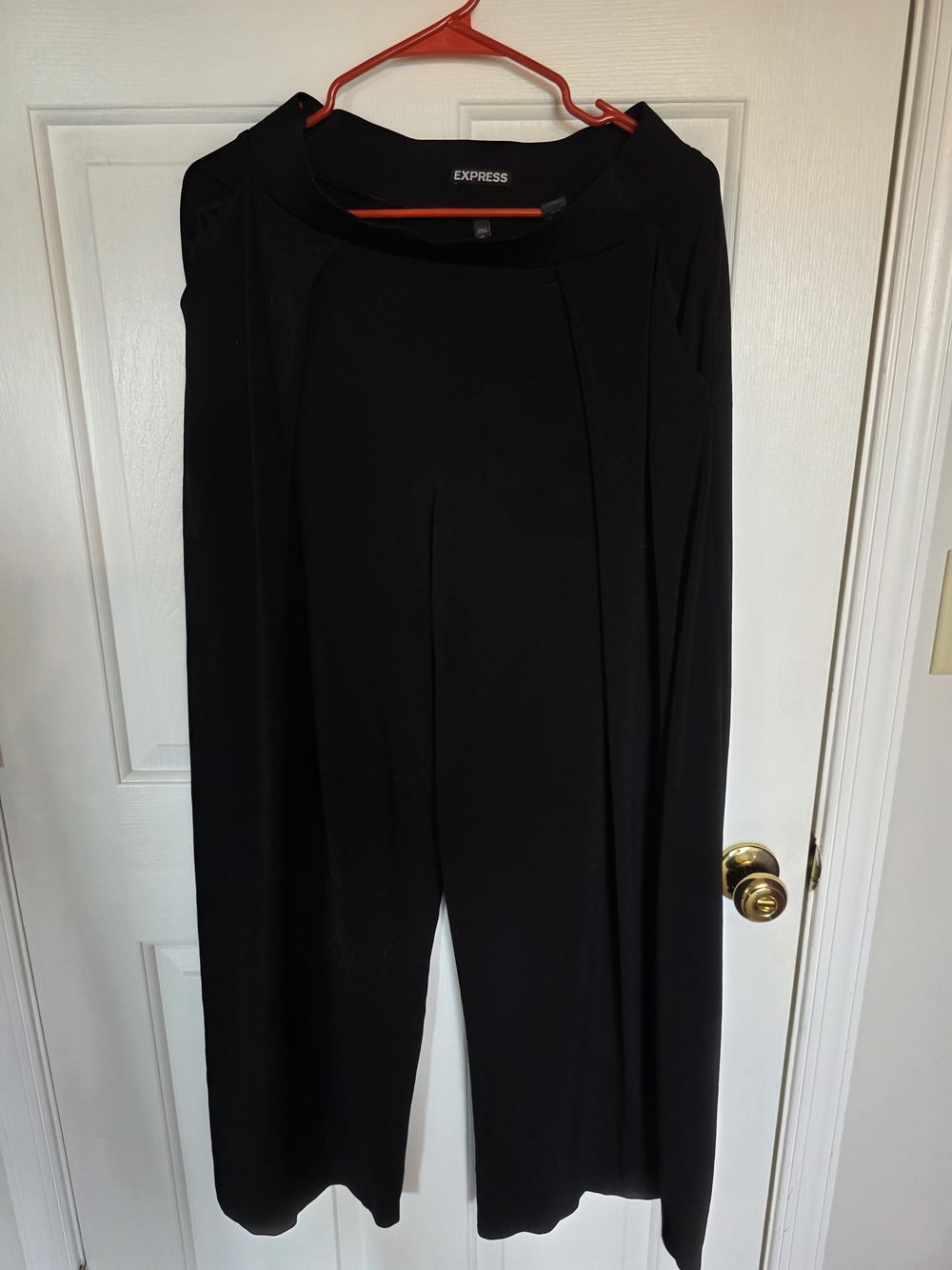 Express Black Wide-Leg Palazzo Pants